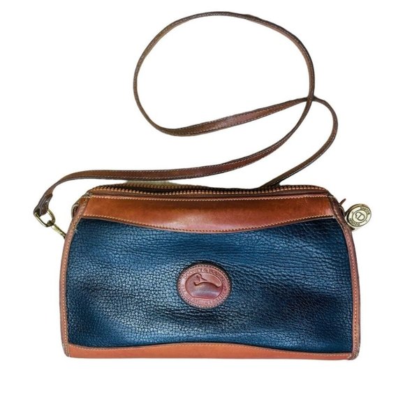 Vintage 90s Dooney and Bourke leather crossbody bag Made In USA